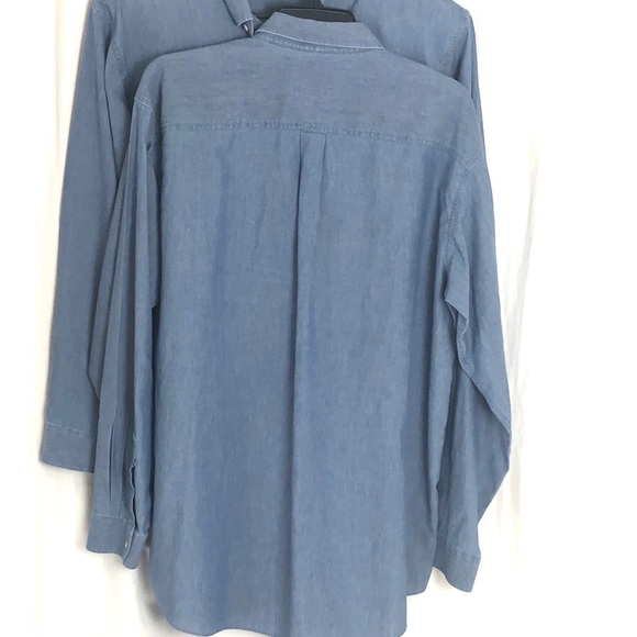 Bundle of two LL Bean Chambray Shirts - Picture 2 of 6